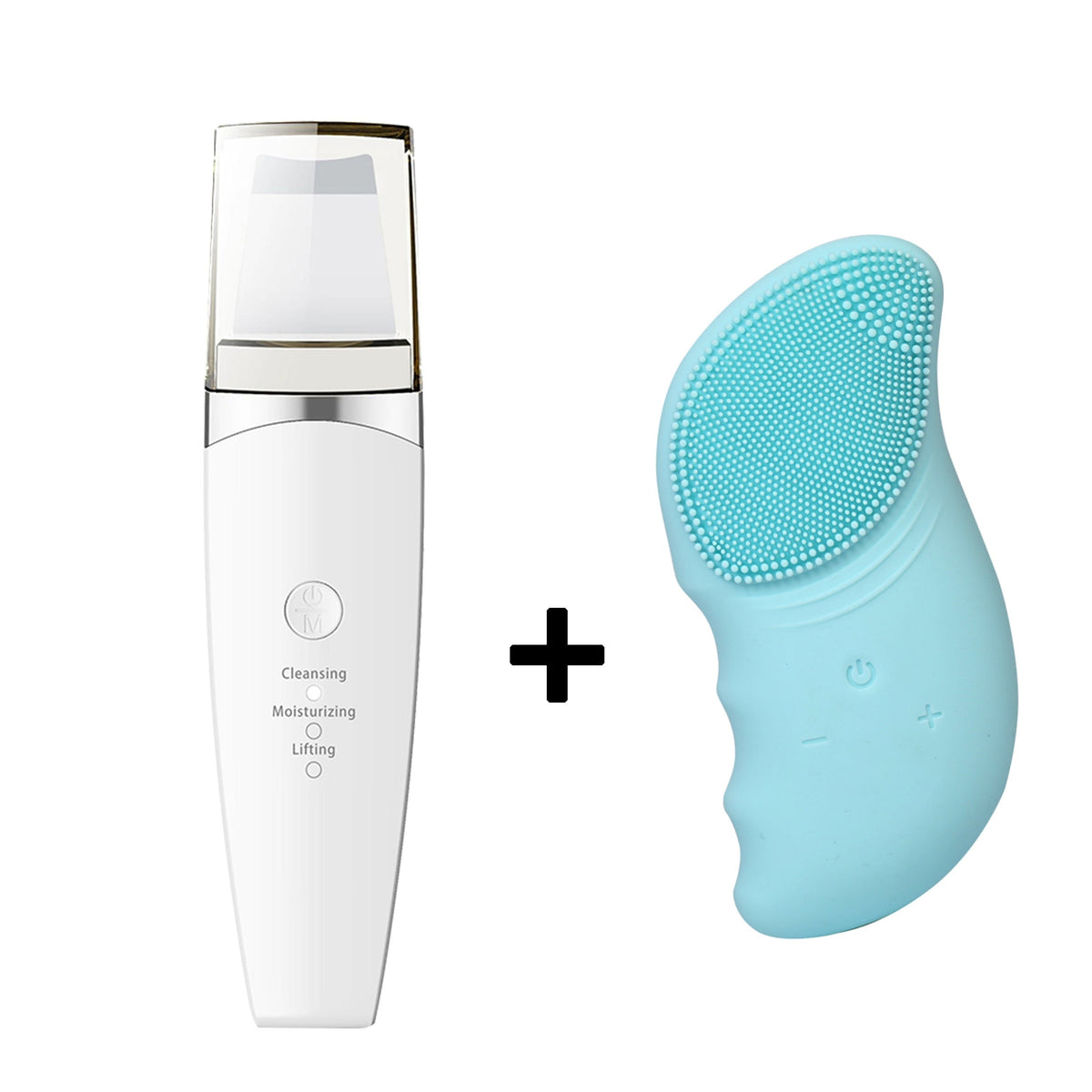 Ultrasonic skin scrubber.