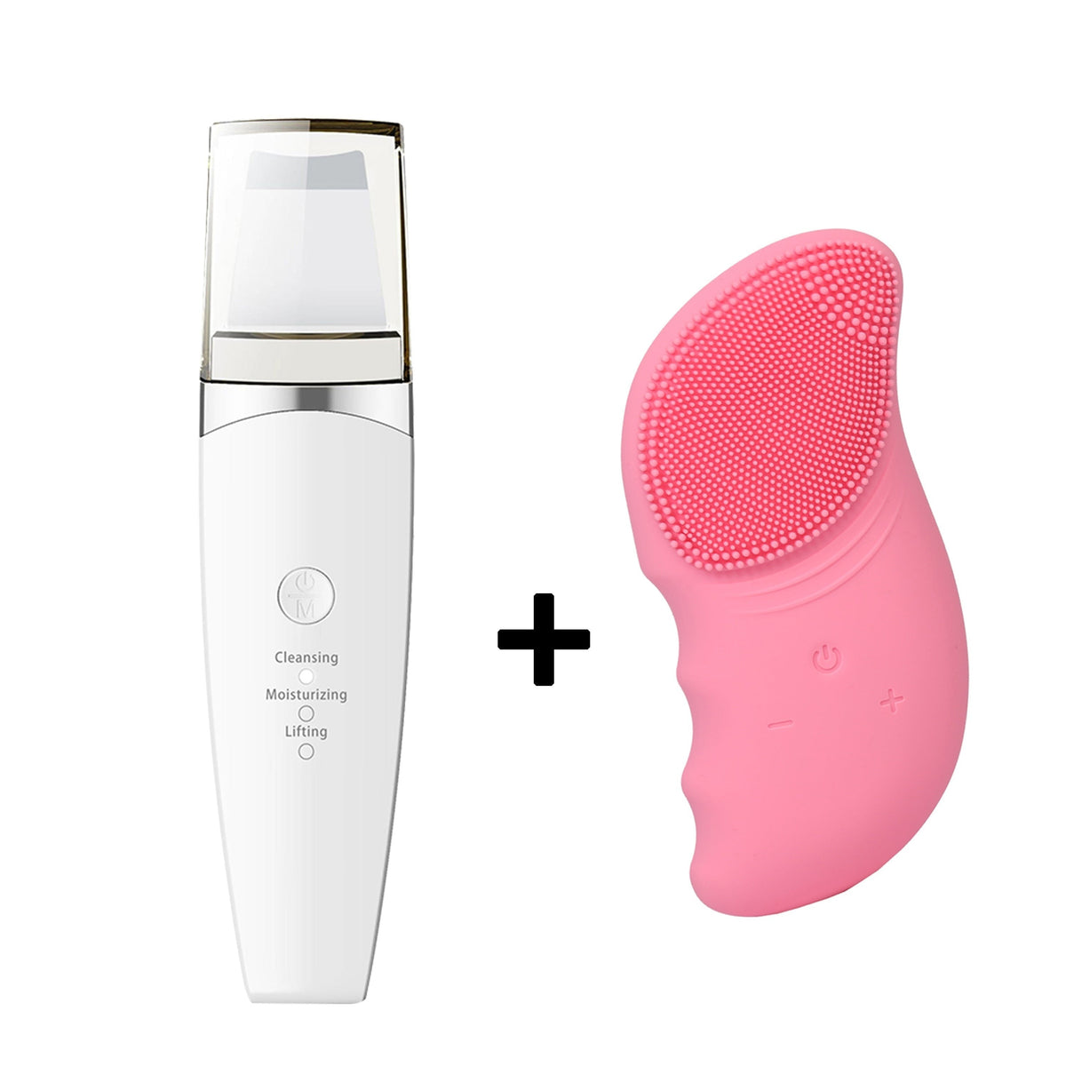 Ultrasonic skin scrubber.