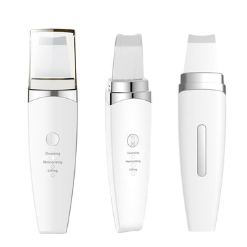 Ultrasonic skin scrubber.